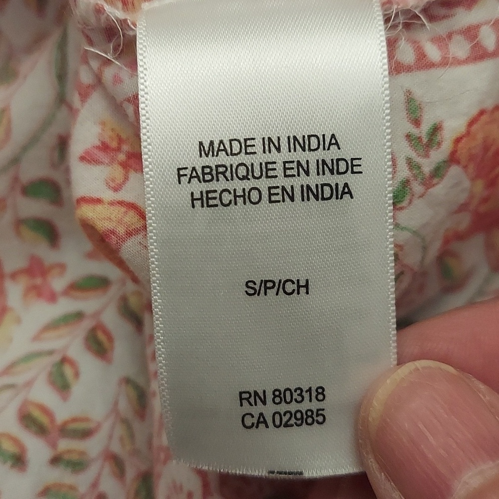 LUCKY BRAND Womens Floral Button-Down Long Sleeve Top - Picture 11 of 13